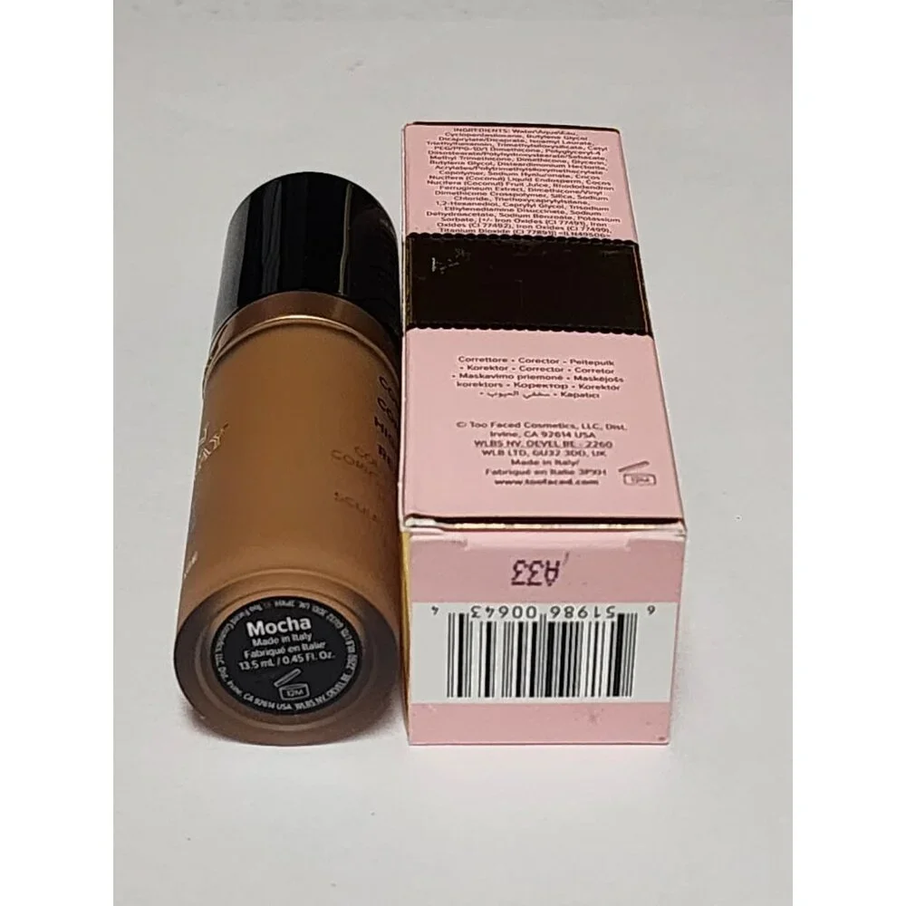 Too Faced Mocha Born This Way Multi Use Sculpting Concealer Full Size New